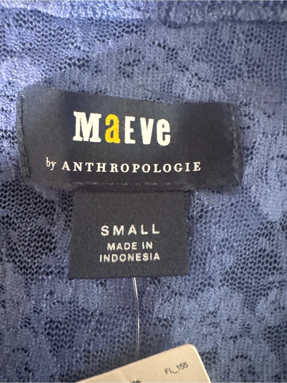 NWT Anthropologie Maeve Lilac Lace Long Sleeve Top Scoop Neck Size Small - Picture 3 of 8